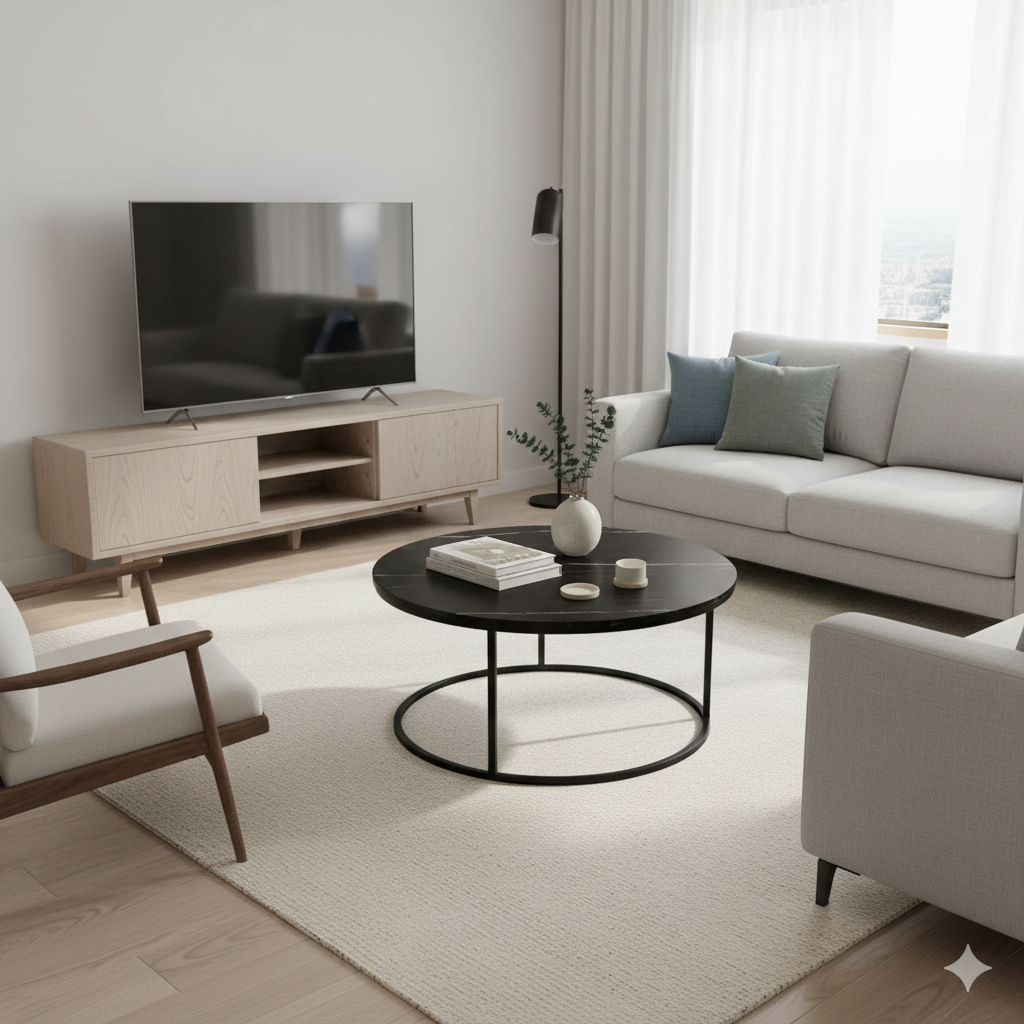 Industrial Eclipse Coffee Table