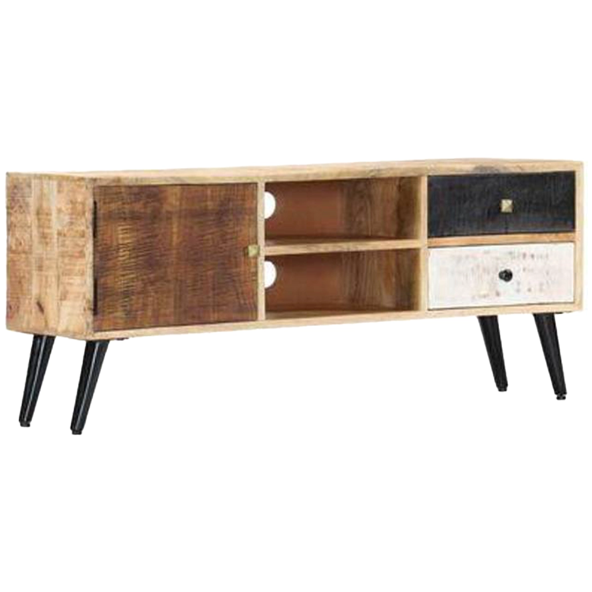 Mid-Century Modern TV Stand With Storage