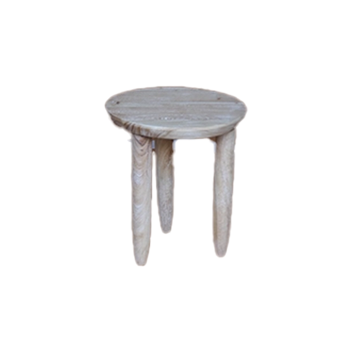 Wooden Side Table With Tripod Legs