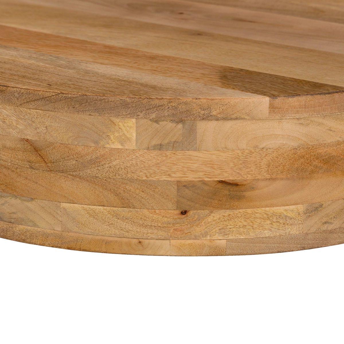Round Wood Tripod Coffee Table