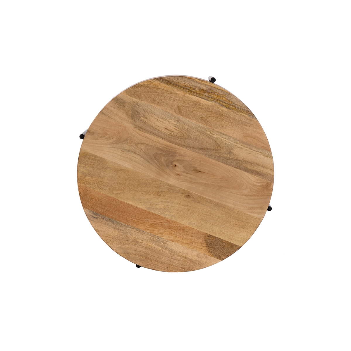 Round Wood Tripod Coffee Table