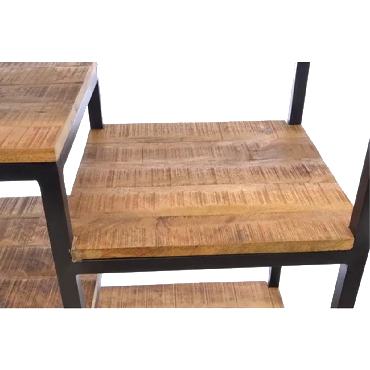 Iron And Wood Bookshelf