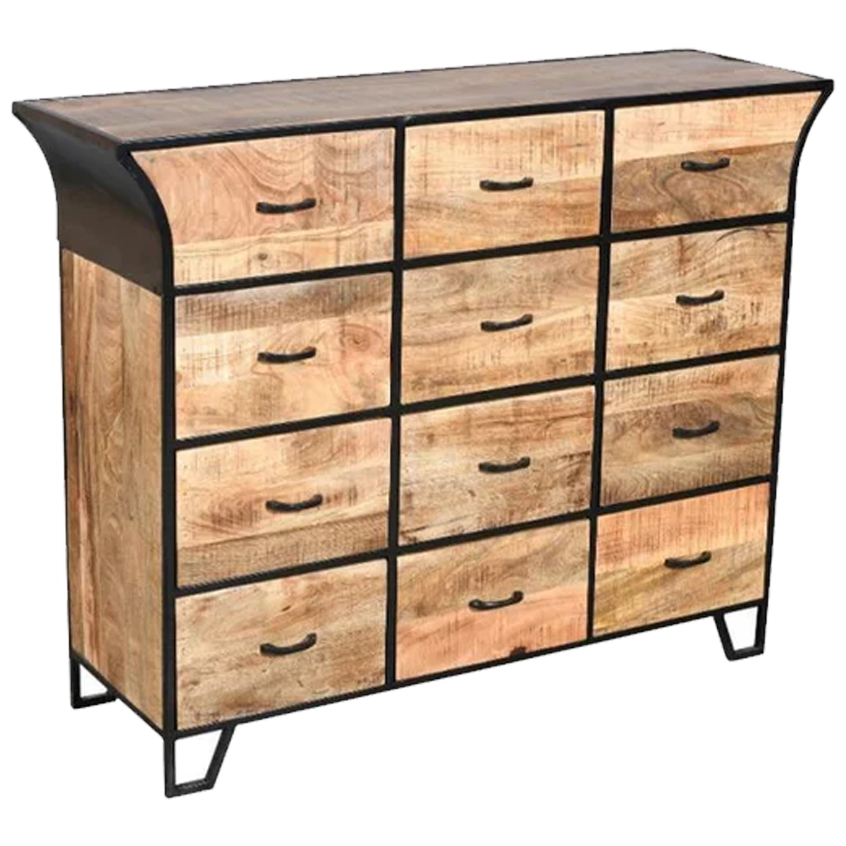 Wide Dresser With 12 Deep Drawers