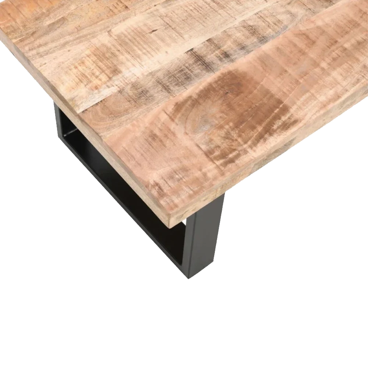 IRON WOODEN DINING TABLE