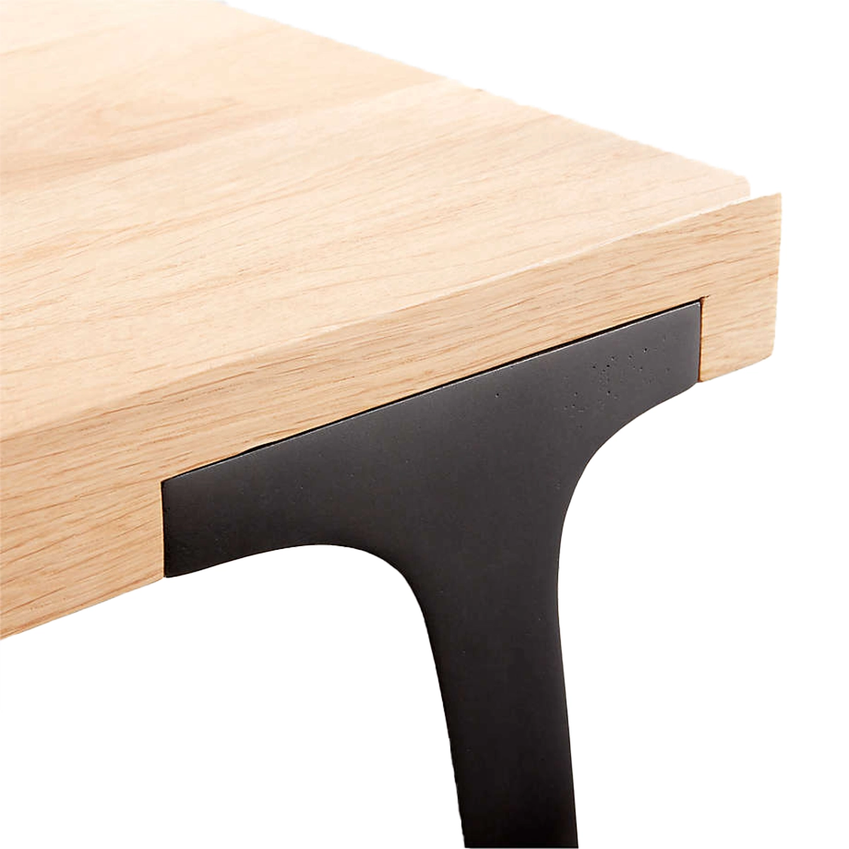 Wooden And Iron Bench