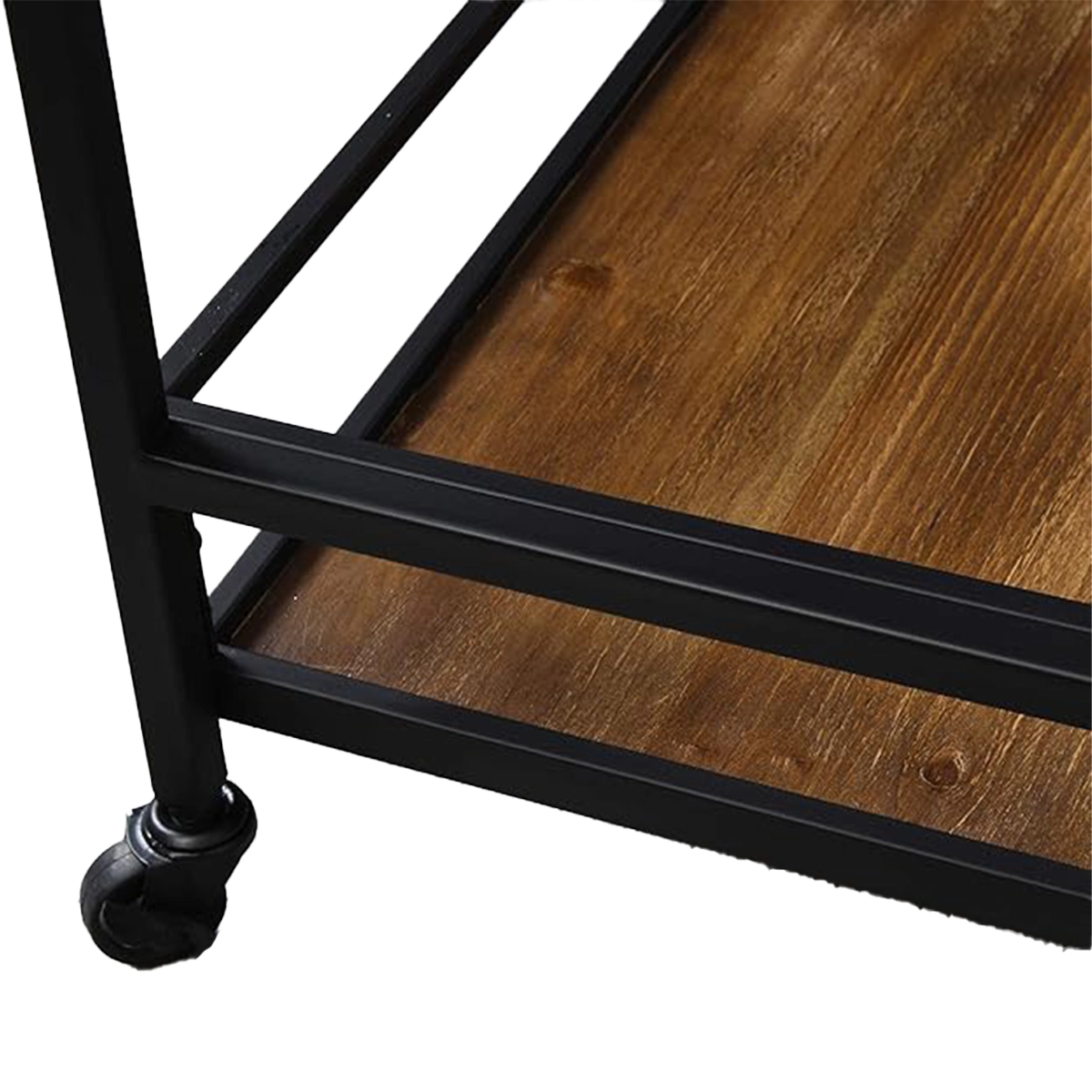 Industrial Wine Rack Bar Cart