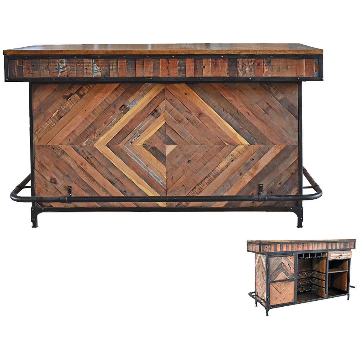 The Chevron Bar Counter